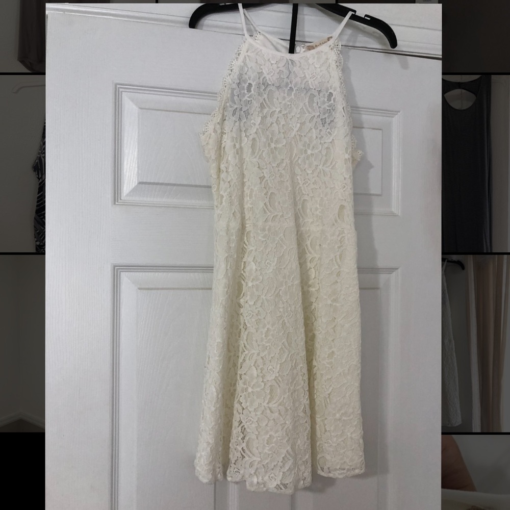 Altar’d State off white lace dress
